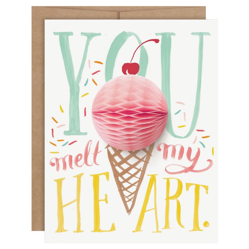 3ct Fruit Pop-up Greeting Cards