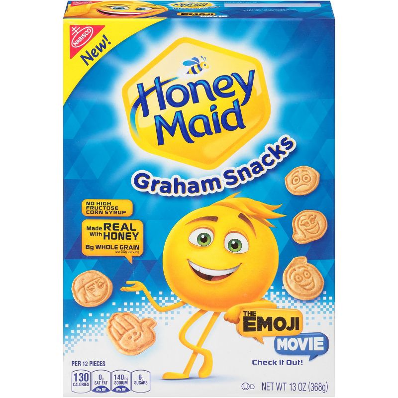 Honey Maid Graham Snacks The Emoji Movie - 13oz