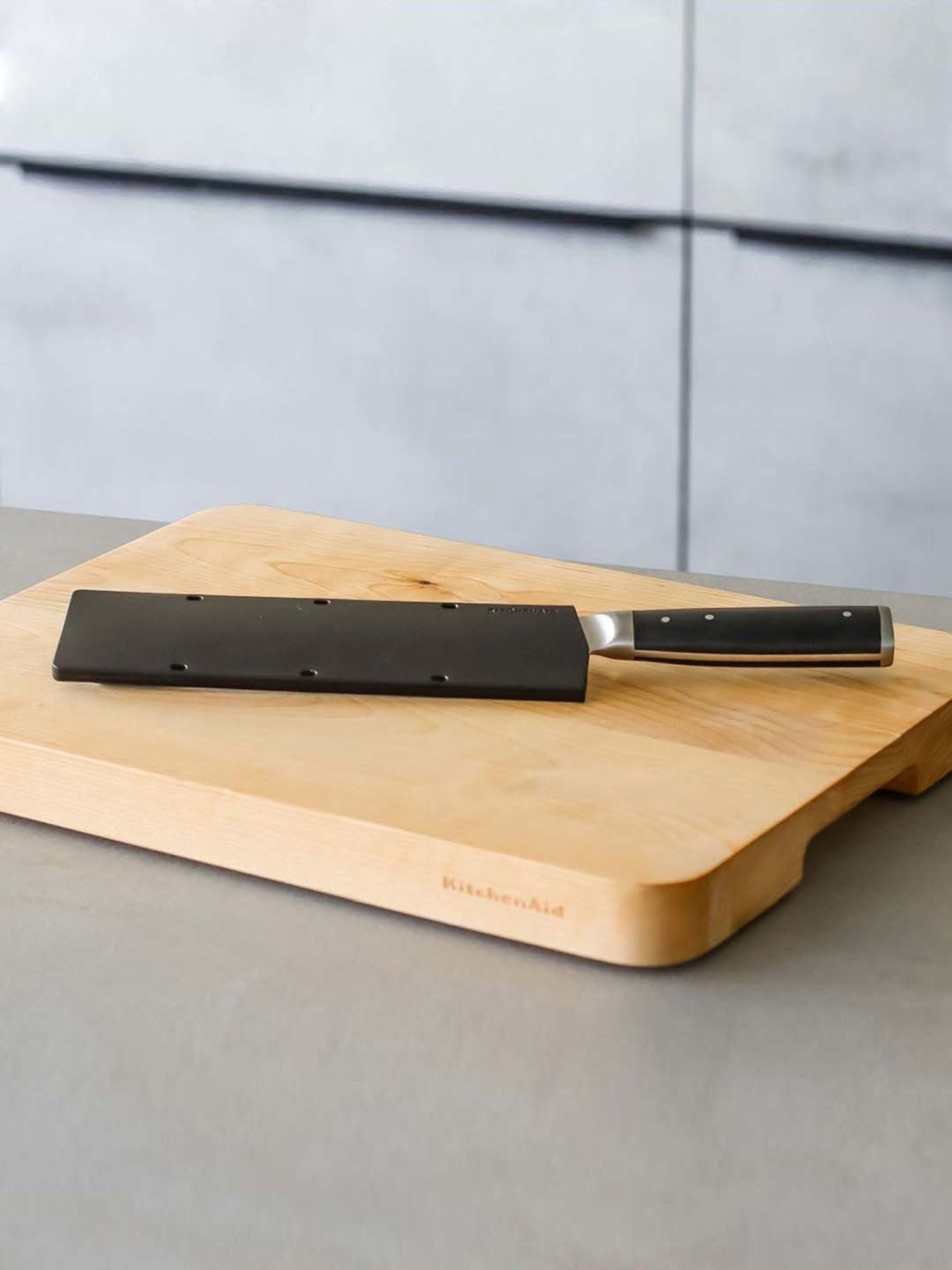 KitchenAid Black Medium Santoku Knife