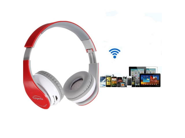 Foldable Wireless Bluetooth V4.0 Stereo Headphone Headset 3.5mm Audio USB + Mic For iPhone iPad Macbook Tablets Samsung HTC LG PC Computer