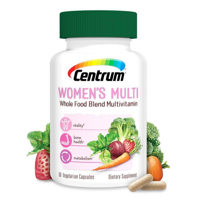 Centrum Whole Food Multivitamins for Women - 60ct