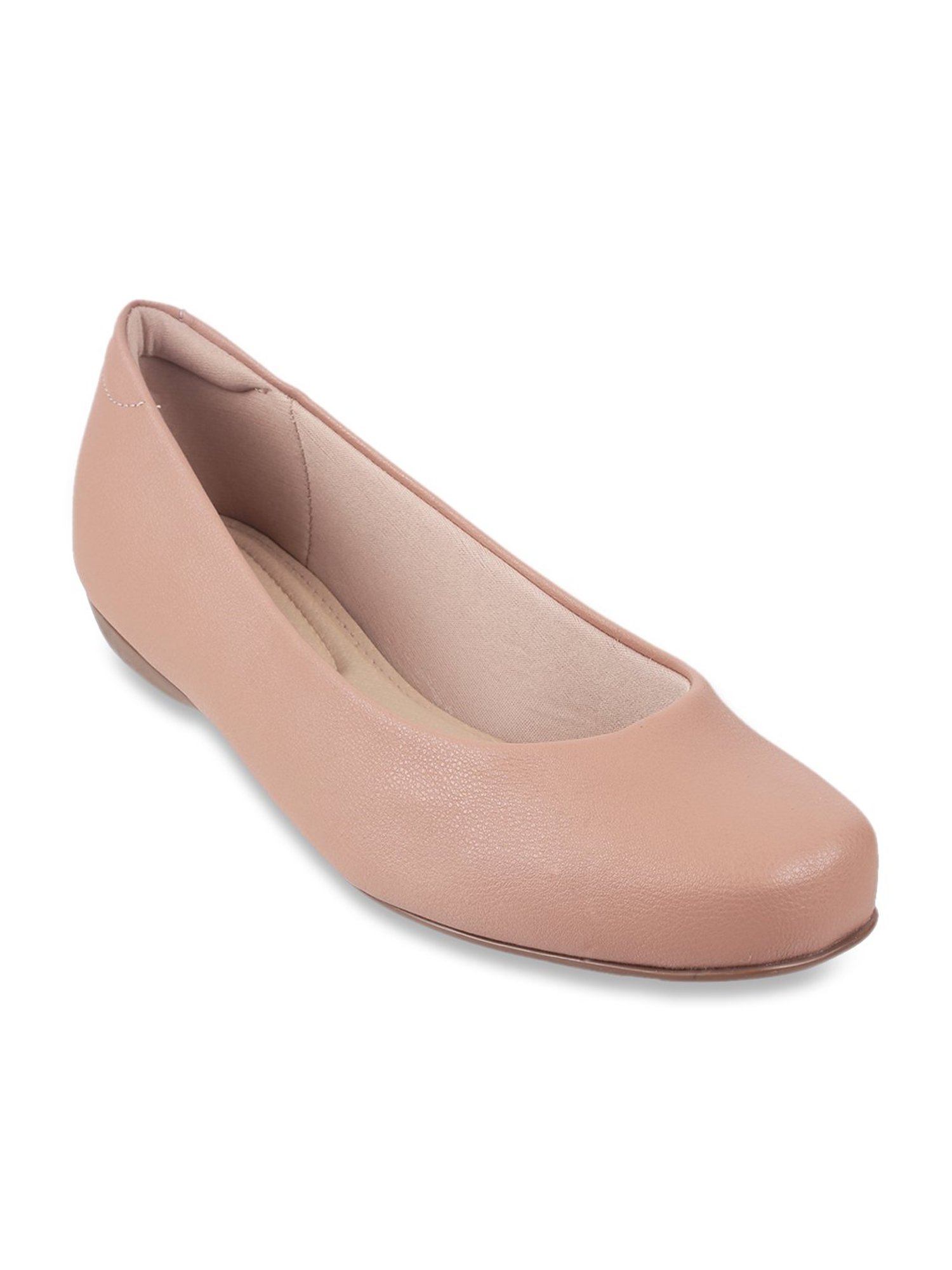 J. Fontini by Mochi Women's Peach Flat Ballets