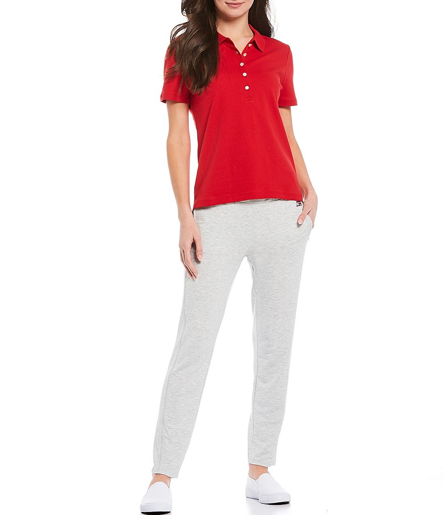 Preston & York Caroline Bow Woven V-Neck 3/4 Sleeve Blouse