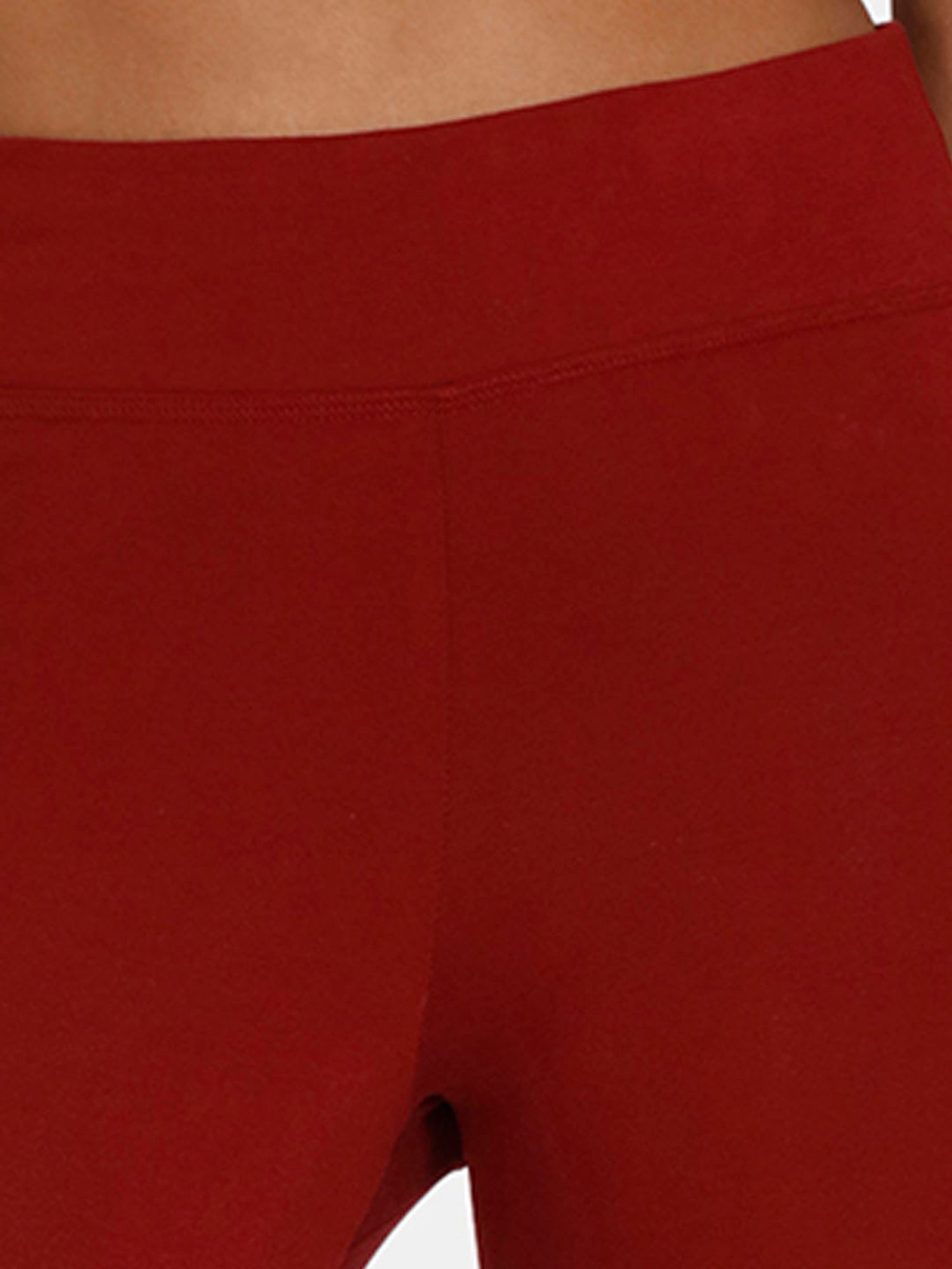 Zelocity by Zivame Rust Relaxed Fit Capris