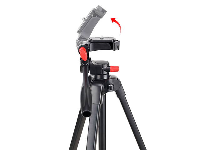 Portable Mobile Phone Tripod, 53-inch Tripod for iPhone, Mobile Phone Tripod with Mobile Phone Holder and Remote Shutter,Very Suitable for Selfie/Video Recording/Video/Live, Black, PH11