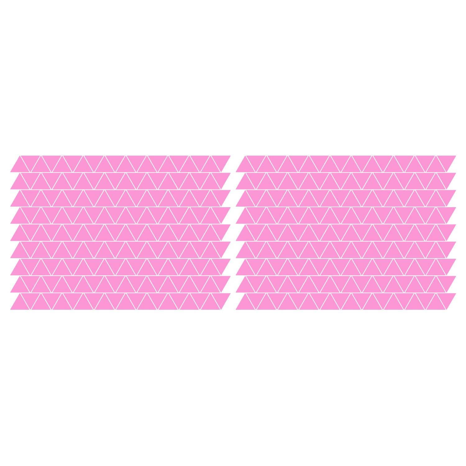 LiteMark 2 Inch Black Removable Triangle Decals - Pack of 84