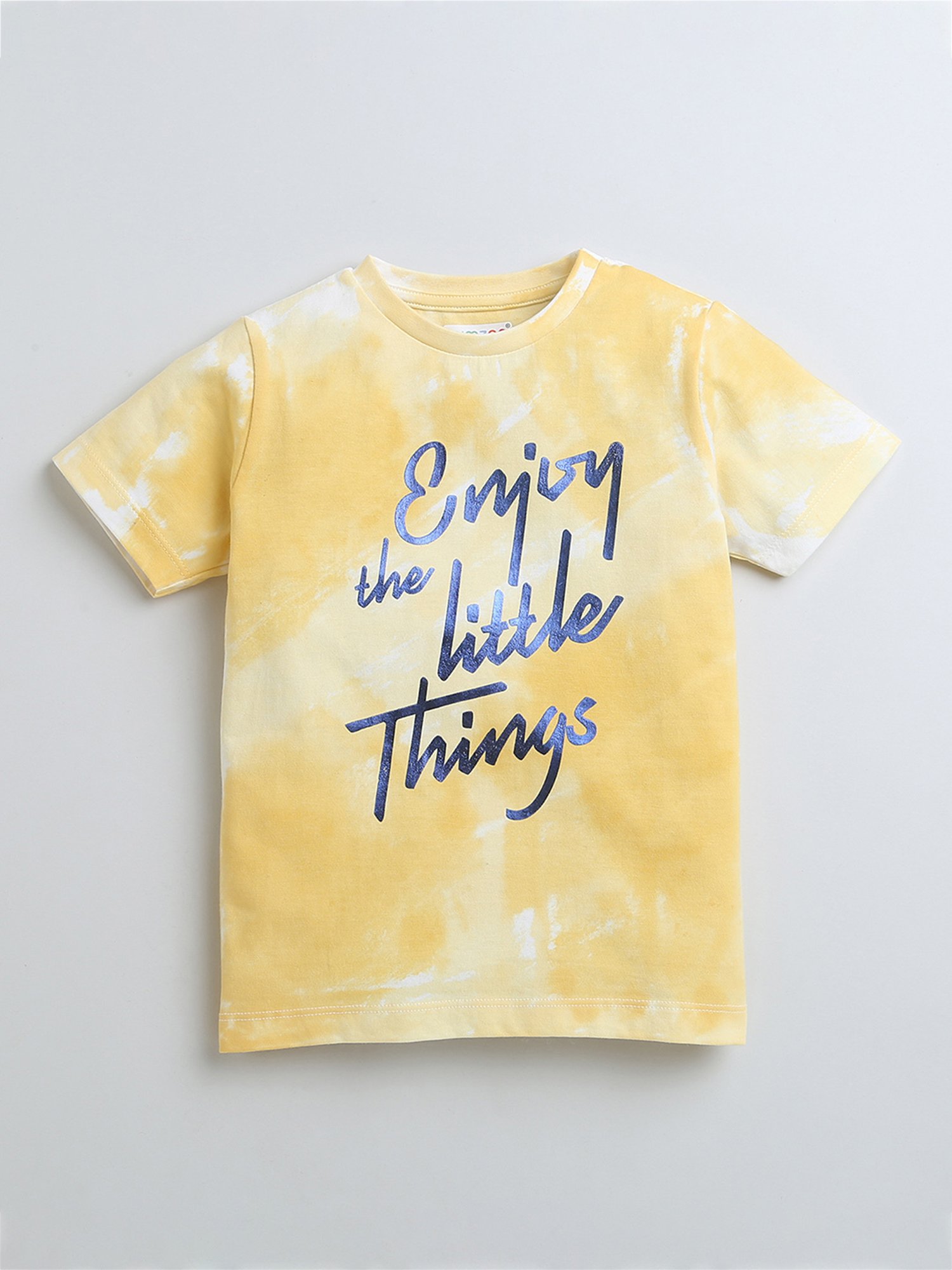 Bumzee Kids Yellow Printed T-Shirt