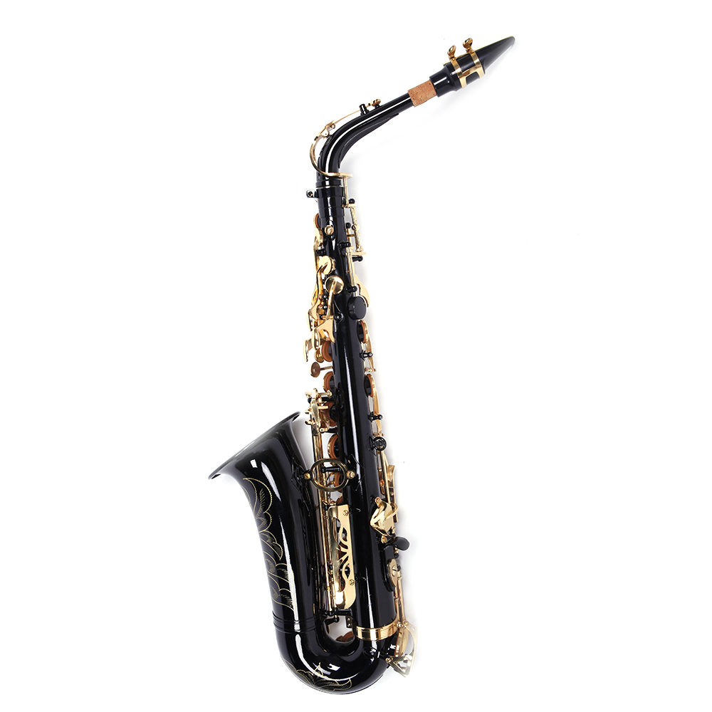New High Grade Alto Bb Saxophone Sax with Case Accessories for Beginner Black