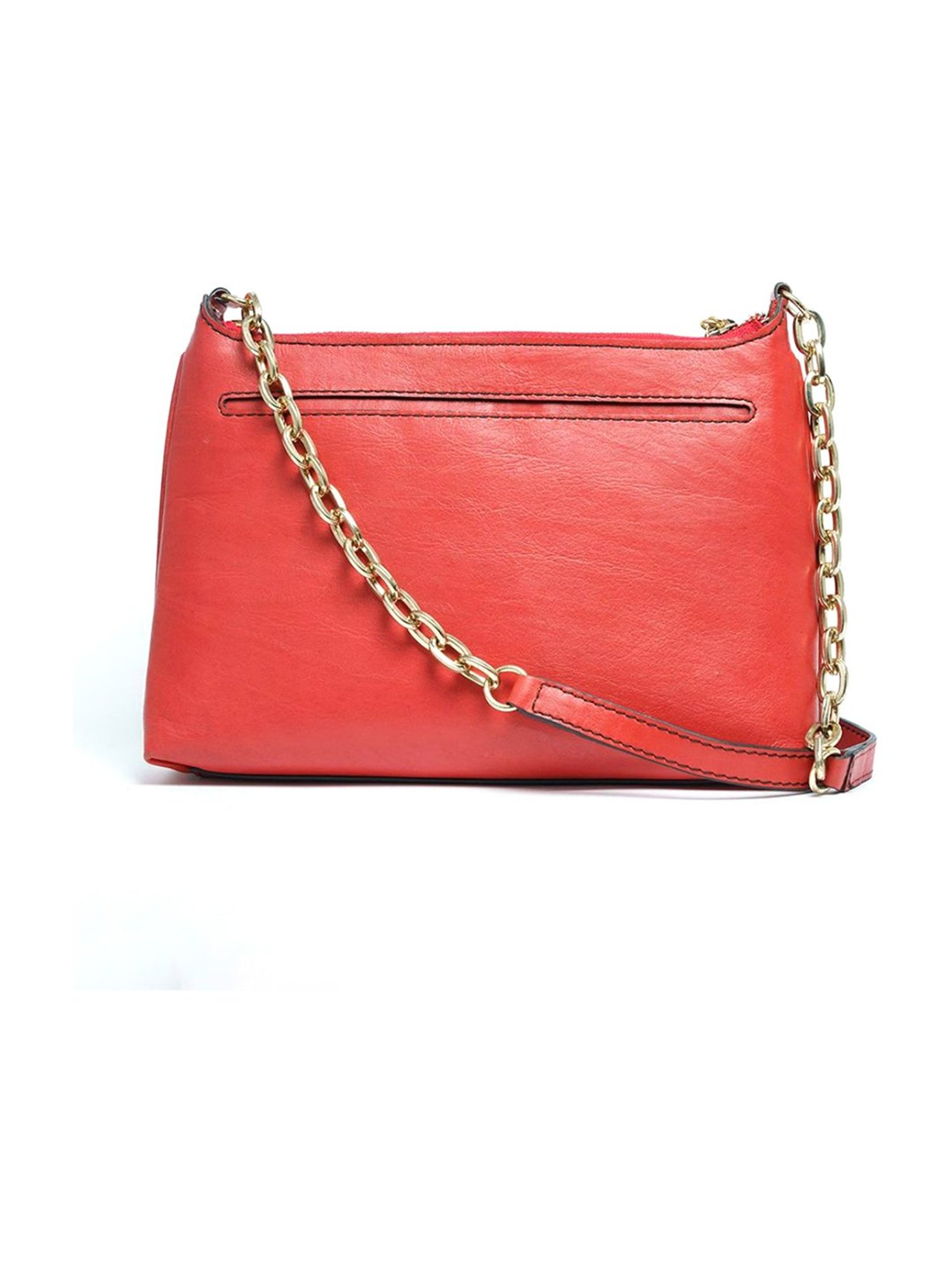 RI2K London Red Leather Small Cross Body Bag