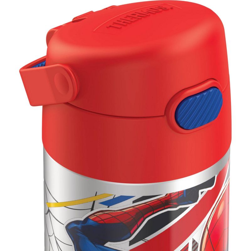 Disney Spider-Man 22oz Plastic Flip Top Tumbler with Strap Red