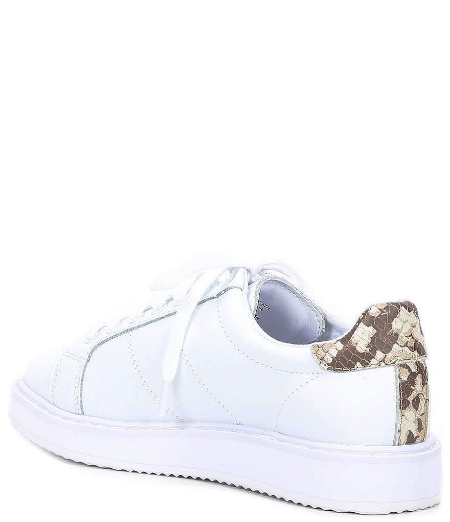 Lauren Ralph Lauren Angeline II Leather Lace-Up Sneakers