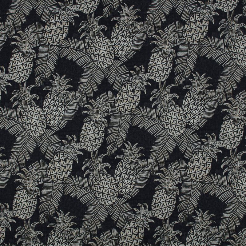 18.5" 2pk Hatteras Black Throw Pillows Black - Pillow Perfect