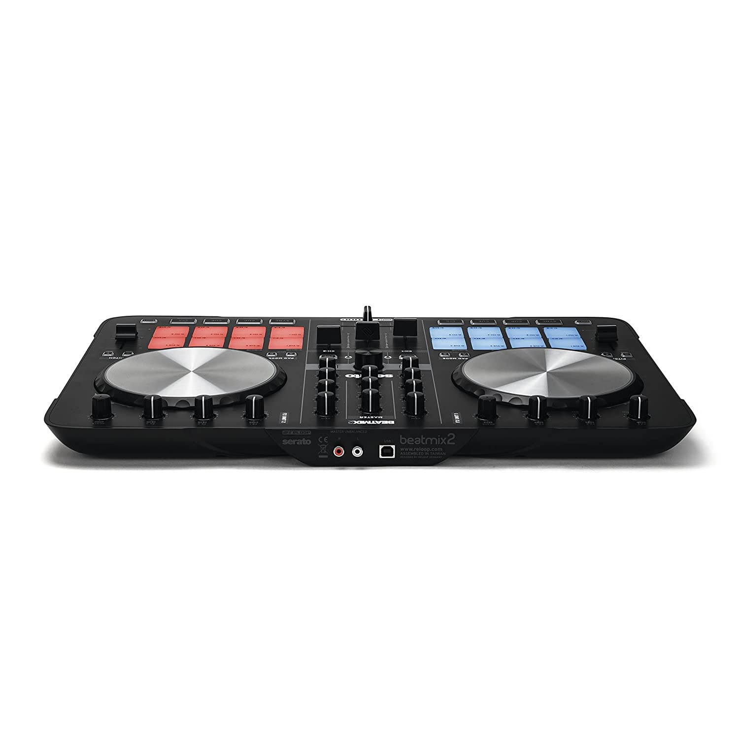Reloop Beatmix 2, 2-Deck Serato Performance Pad DJ Controller