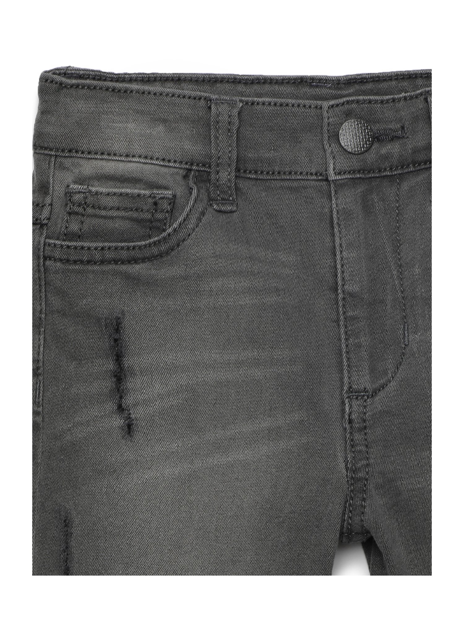 Under Fourteen Only Kids Grey Distressed Shorts