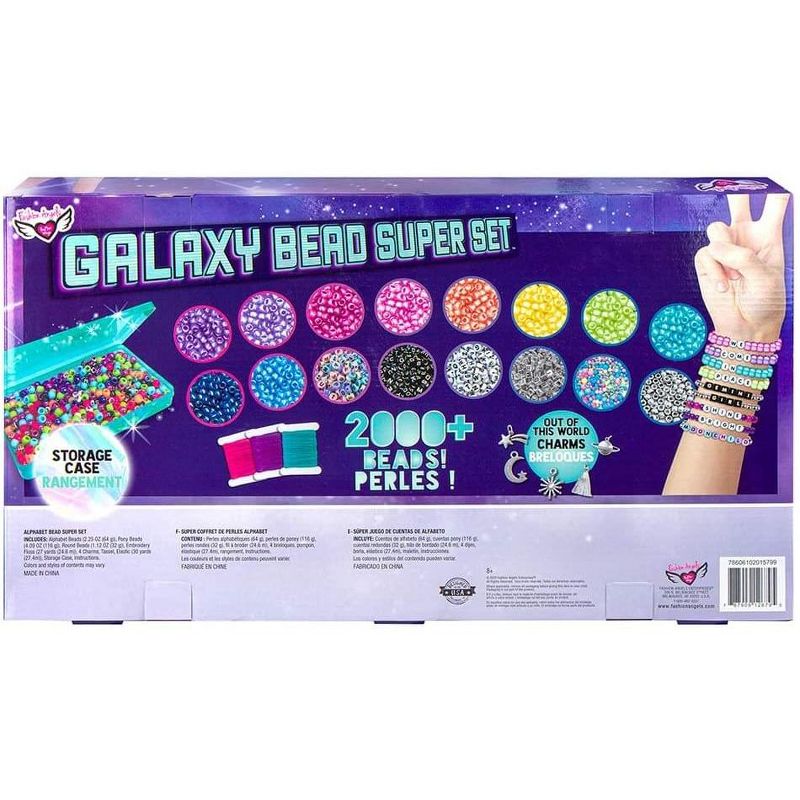 Fashion Angels Fashion Angels DIY 2000+ Galaxy Alphabet Bead Case