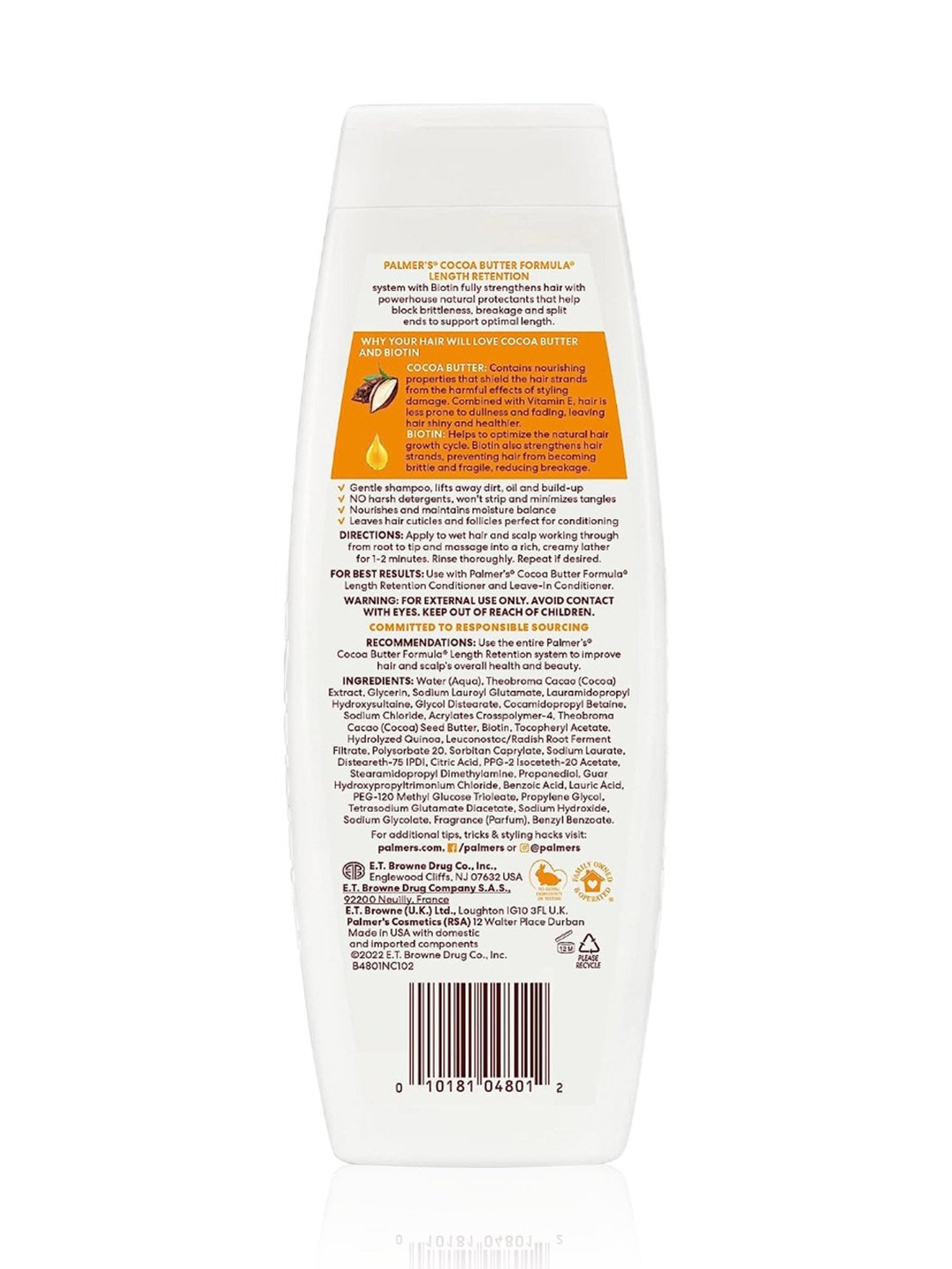 Palmer's Cocoa Butter Formula with Vitamin E Length Retention Shampoo - 400 ml