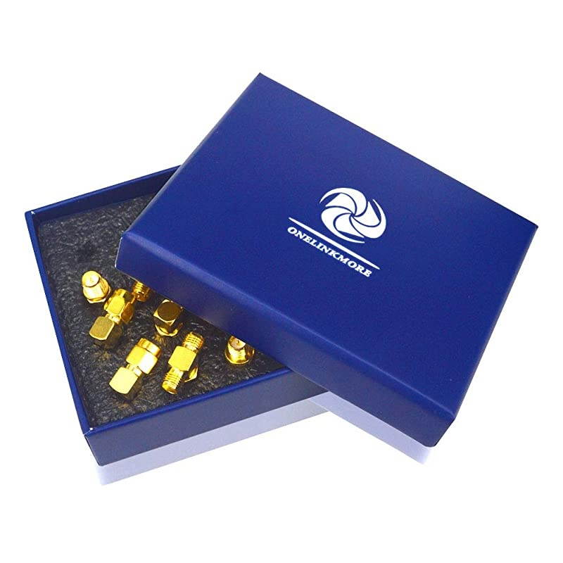 Connector Kits Set 15 Adapter RP Male and Female RF Coax Coupling Nut Barrel Connector Converter for WiFi AntennaFPV DroneExtension Cable