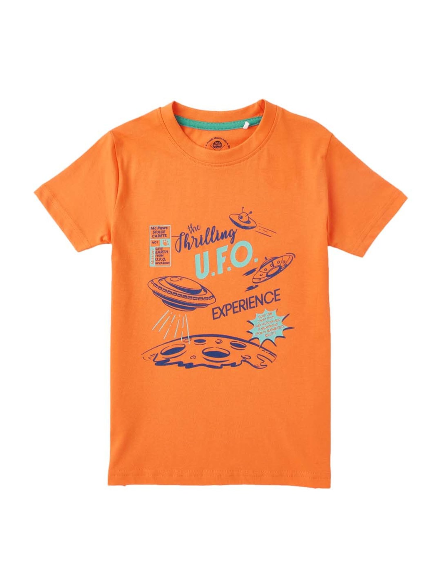 Cub McPaws Kids Multicolor Cotton Printed T-Shirt (Pack of 3)