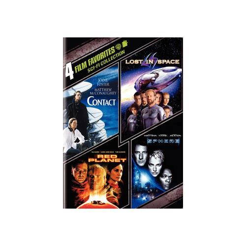 STUDIO DISTRIBUTION SERVI 4 FILM FAVORITES-SCI-FI (DVD/CONTACT/LOST IN/SPHERE/RED PLANET) D190559D