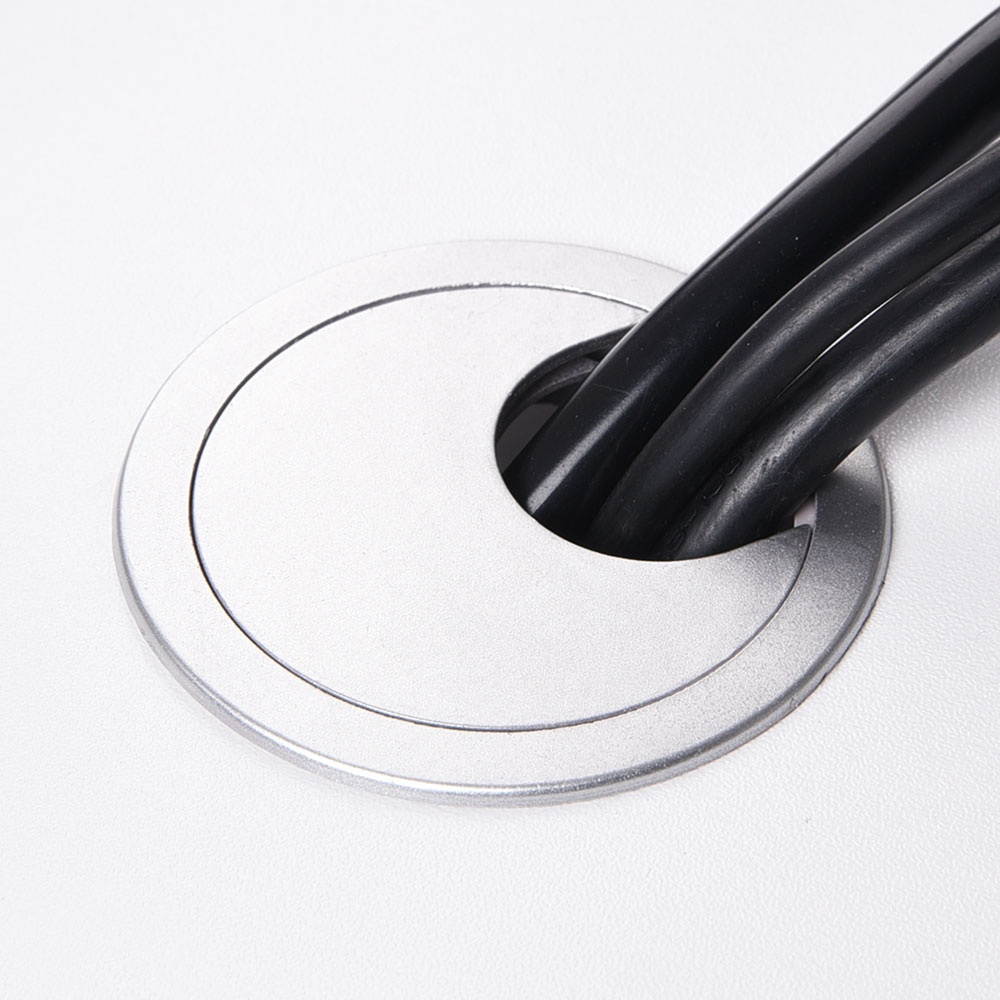 Wall Mounted Floating Computer Desk Wooden Hanging Table Workstation with Storage Shelves Study