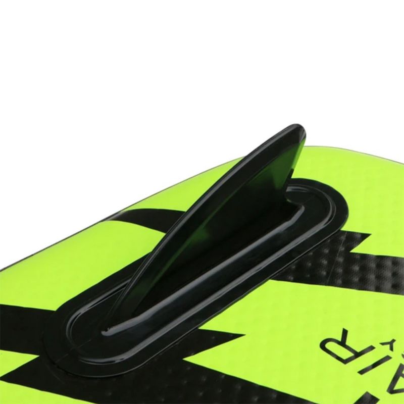 Driftsun Mako 42 Inch Inflatable Lightweight Bodyboard Package w/ Travel Storage Board Straps and Pump for Beginner Kid and Adult Water Sports, Green