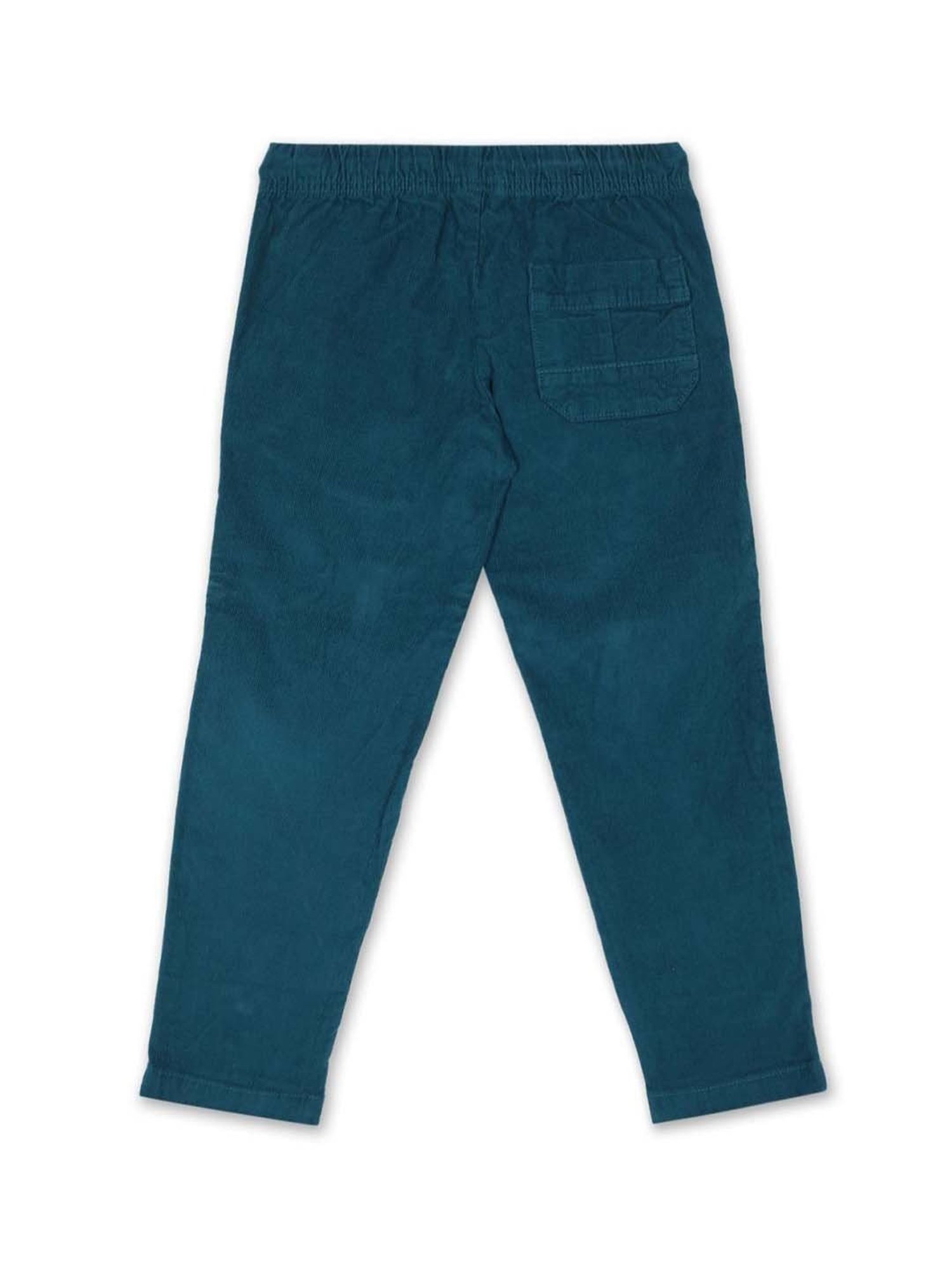 Tommy Hilfiger Boys Petrol Cotton Regular Fit Trousers
