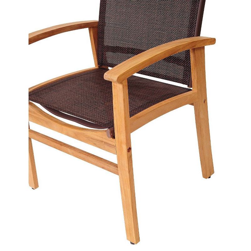 7pc Classic Outdoor Patio Dining Set Gray Wash - Saracina Home