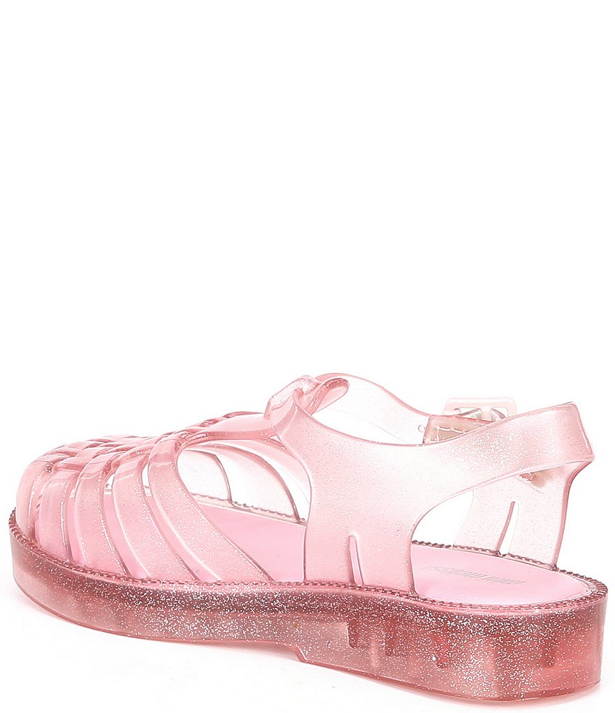 Mini Melissa Girl's Mini Possession Glitter Fisherman Sandals (Toddler)