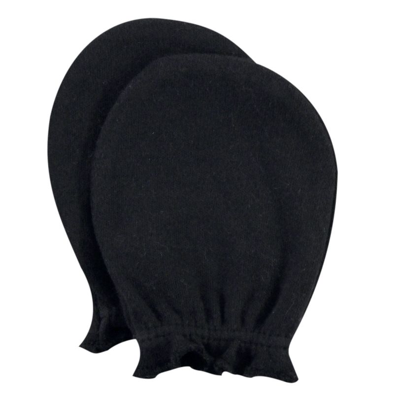 Luvable Friends Baby Cotton Scratch Mittens 4pk, Owl, One Size