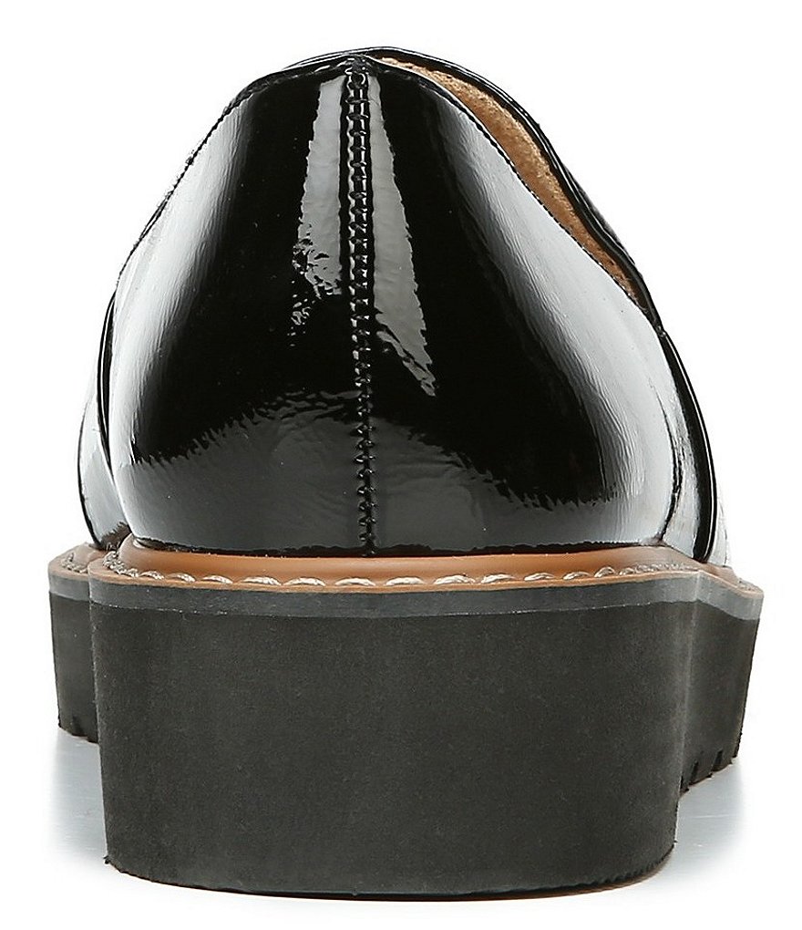 Naturalizer Estelle Patent Tassel Chain Slip-On Wedge Loafers