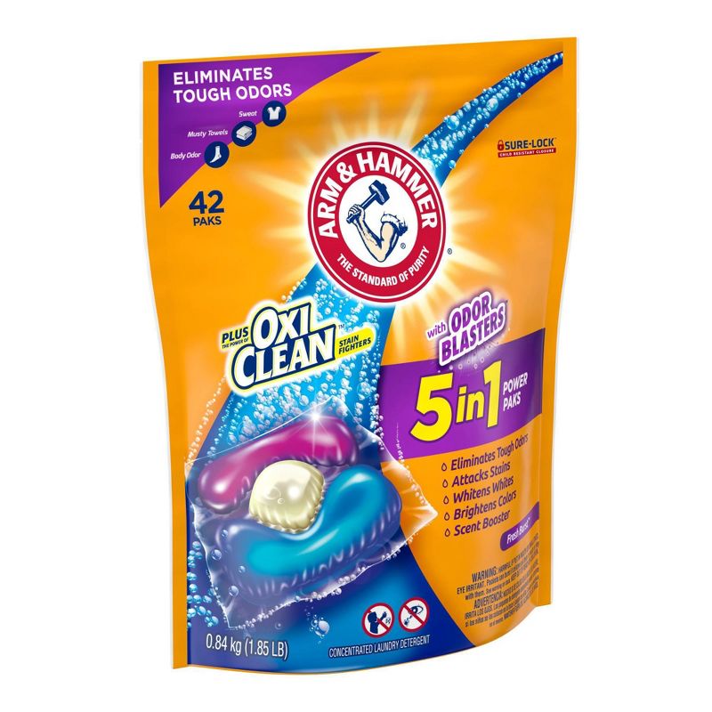 Arm & Hammer Plus OxiClean with Odor Blasters - 42ct