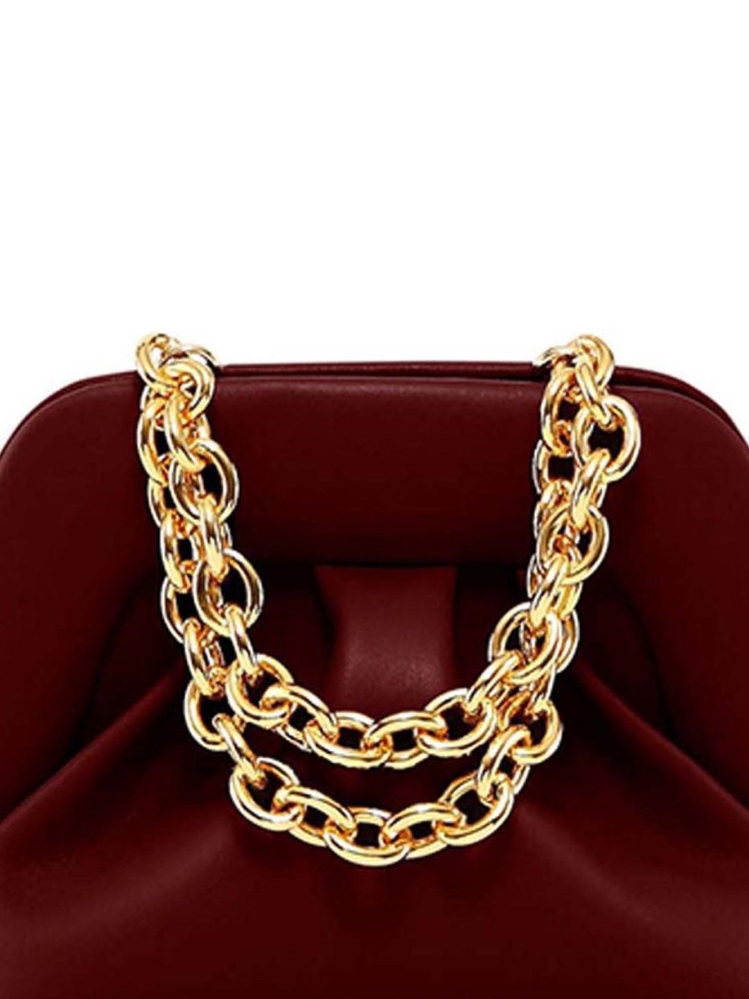 Themoire Marsala Gea Coffee Clutch