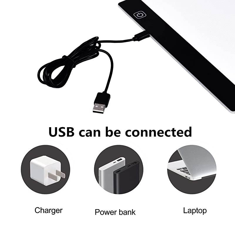 LED Light Box Tracer USB Power Adjustable LED Light Tablet Board Pad for 5D DIY Diamond Painting