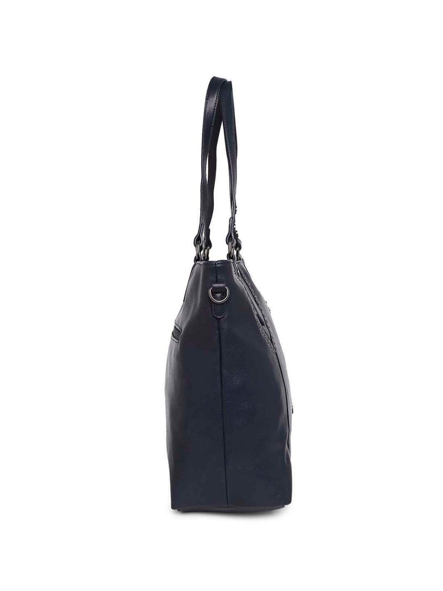 Marina Galanti Navy Rivets Medium Tote Handbag