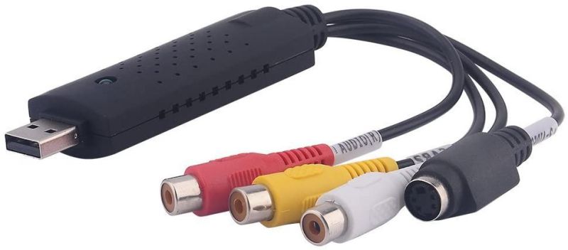 Yosoo USB 2.0 VHS to DVD RCA Converter Adapter Video Capture Card for Win XP 7