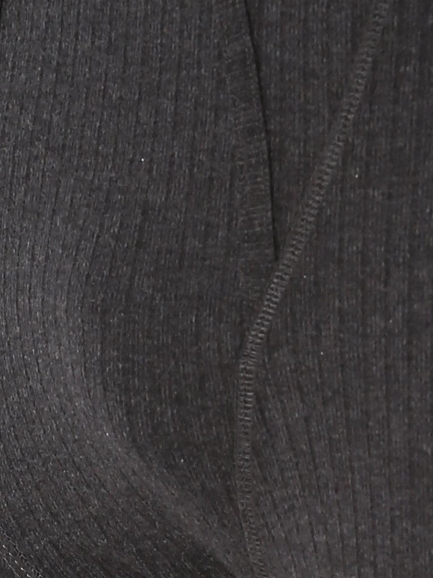 Van Heusen Skinny Fit Anti Bacterial Snug Fit Solid Thermal Bottom - Charcoal Melange