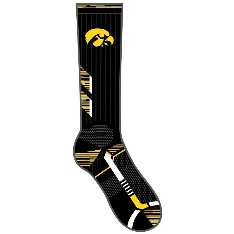NCAA Iowa Hawkeyes Men's Sweet Victory Crew Socks 10-13