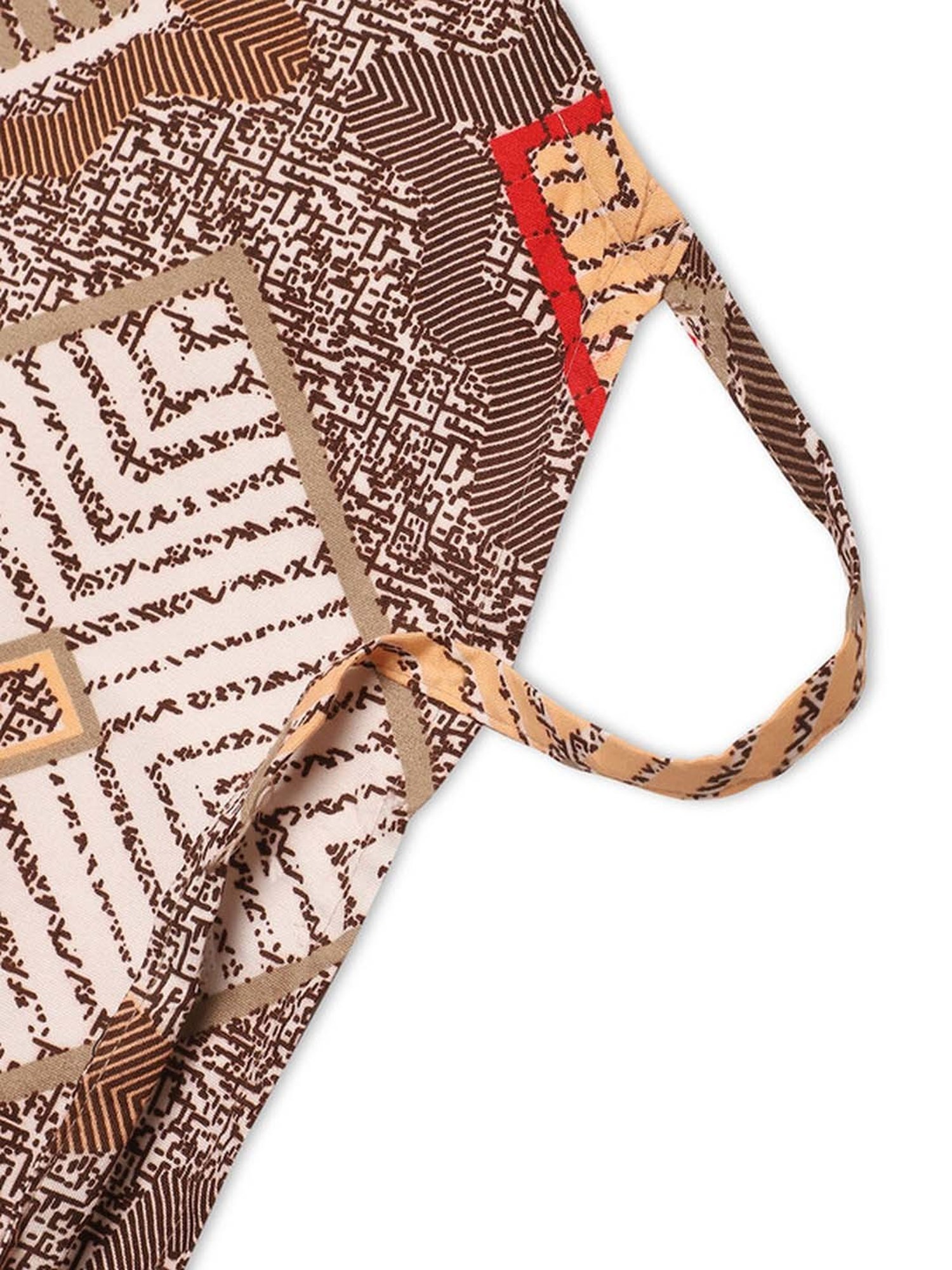 Dhrohar Multicolor Cotton 120 TC Apron - Set of 2