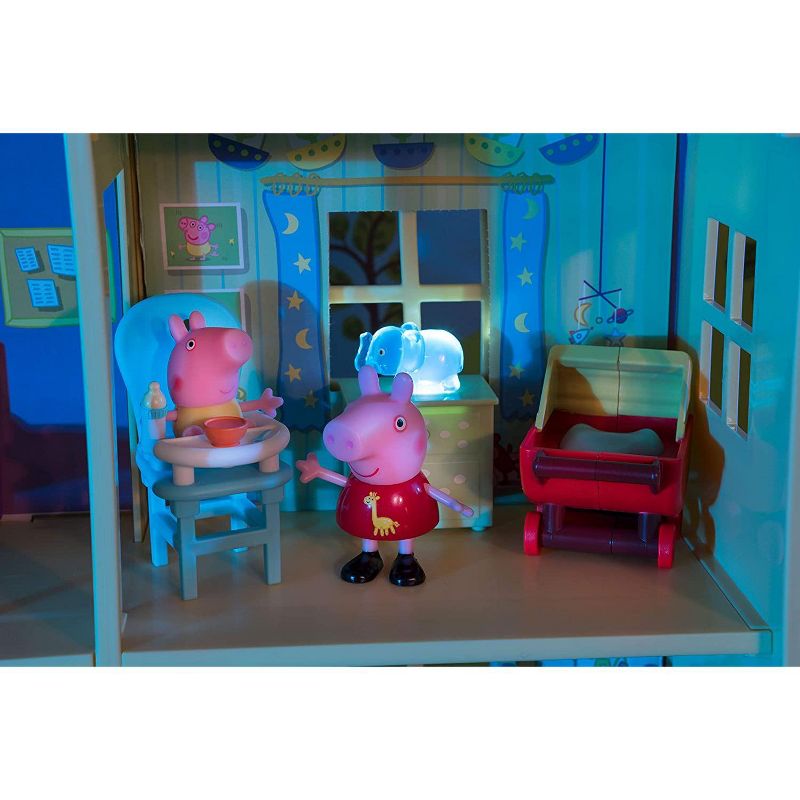 Jazwares Peppa Pig Little Rooms Nursery Playset