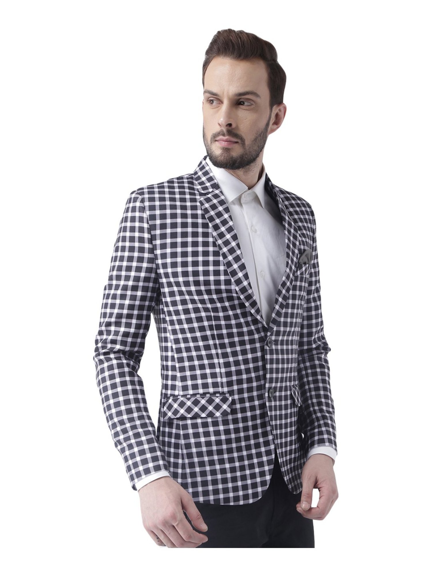 Hang Up Multicolor Regular Fit Checks Blazer