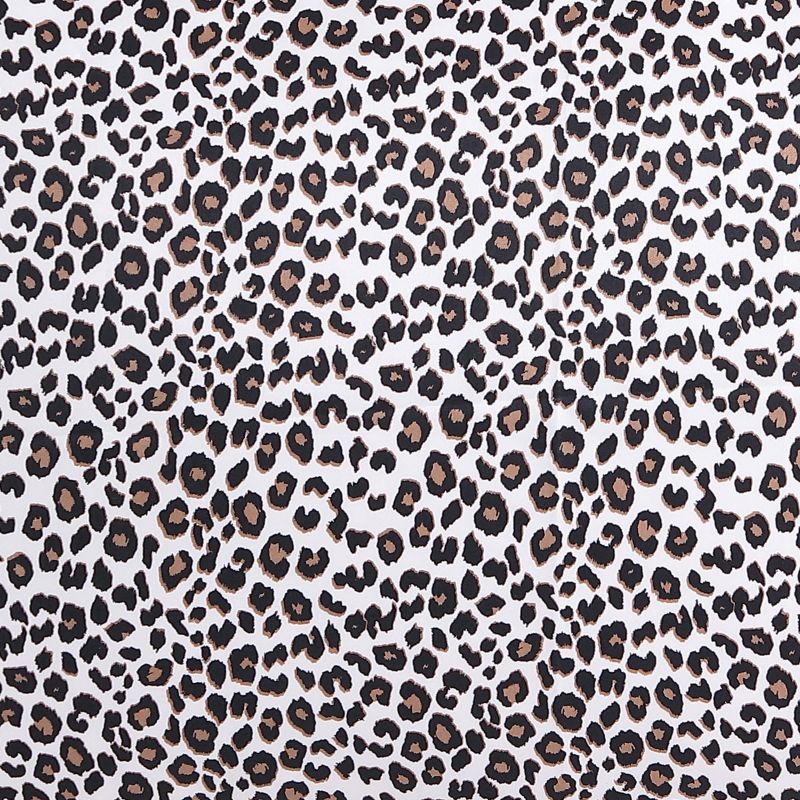 Standard Leopard Print Satin Pillowcase Set Charcoal - Betseyville