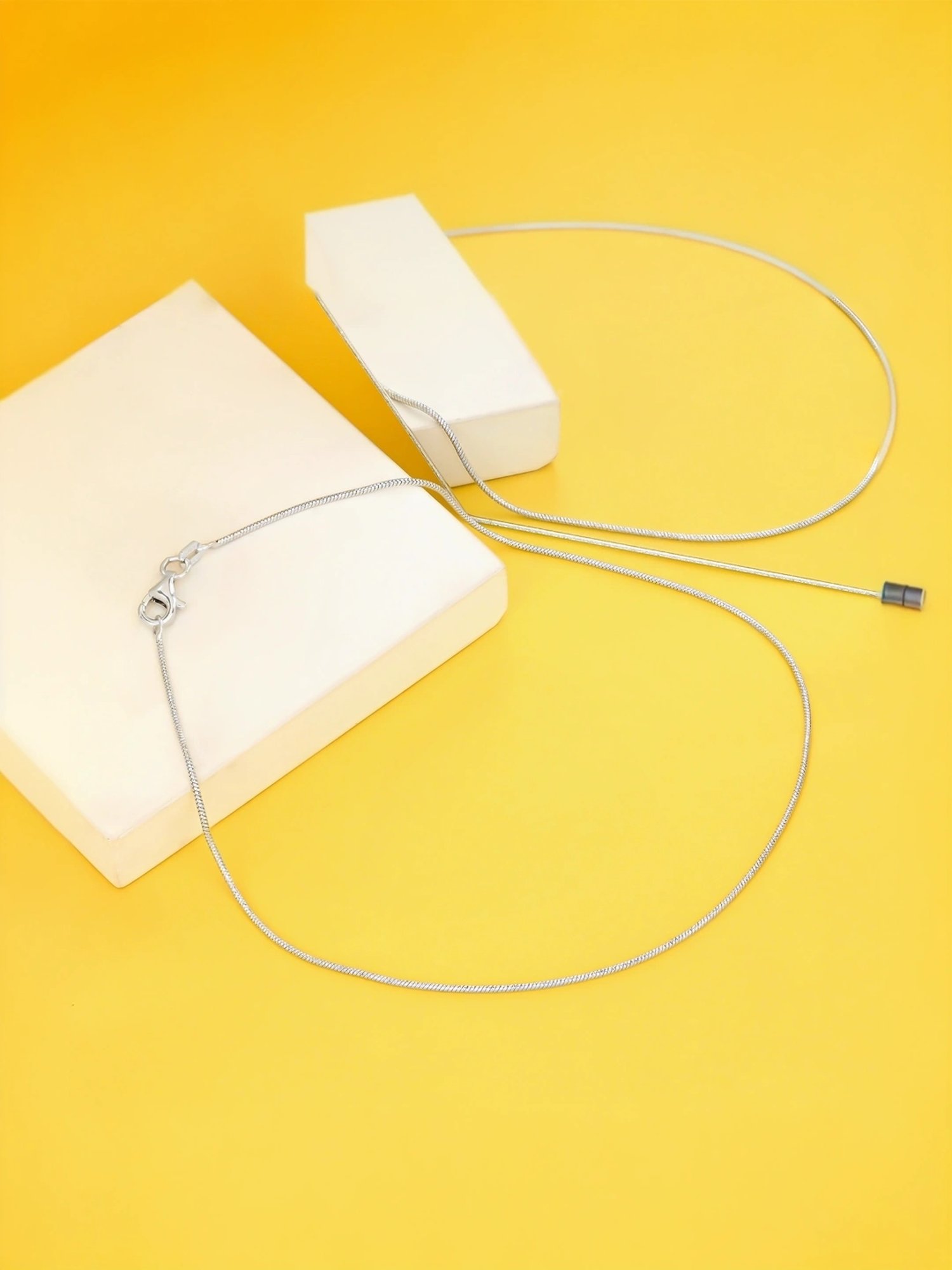 Touch925 Minimal Silver Anklet for Women