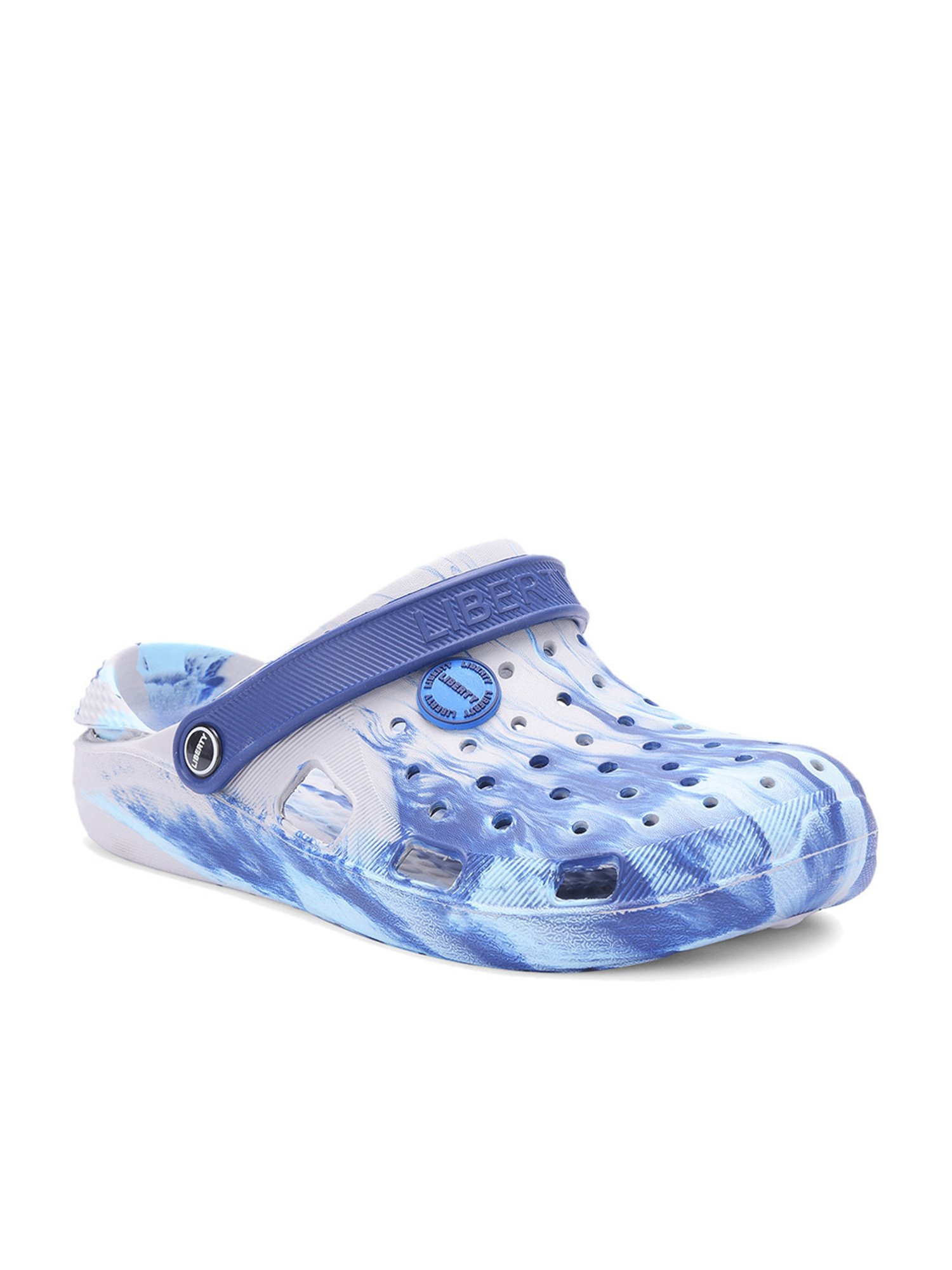 Aha by Liberty Men's Royal Blue Back Strap Clogs