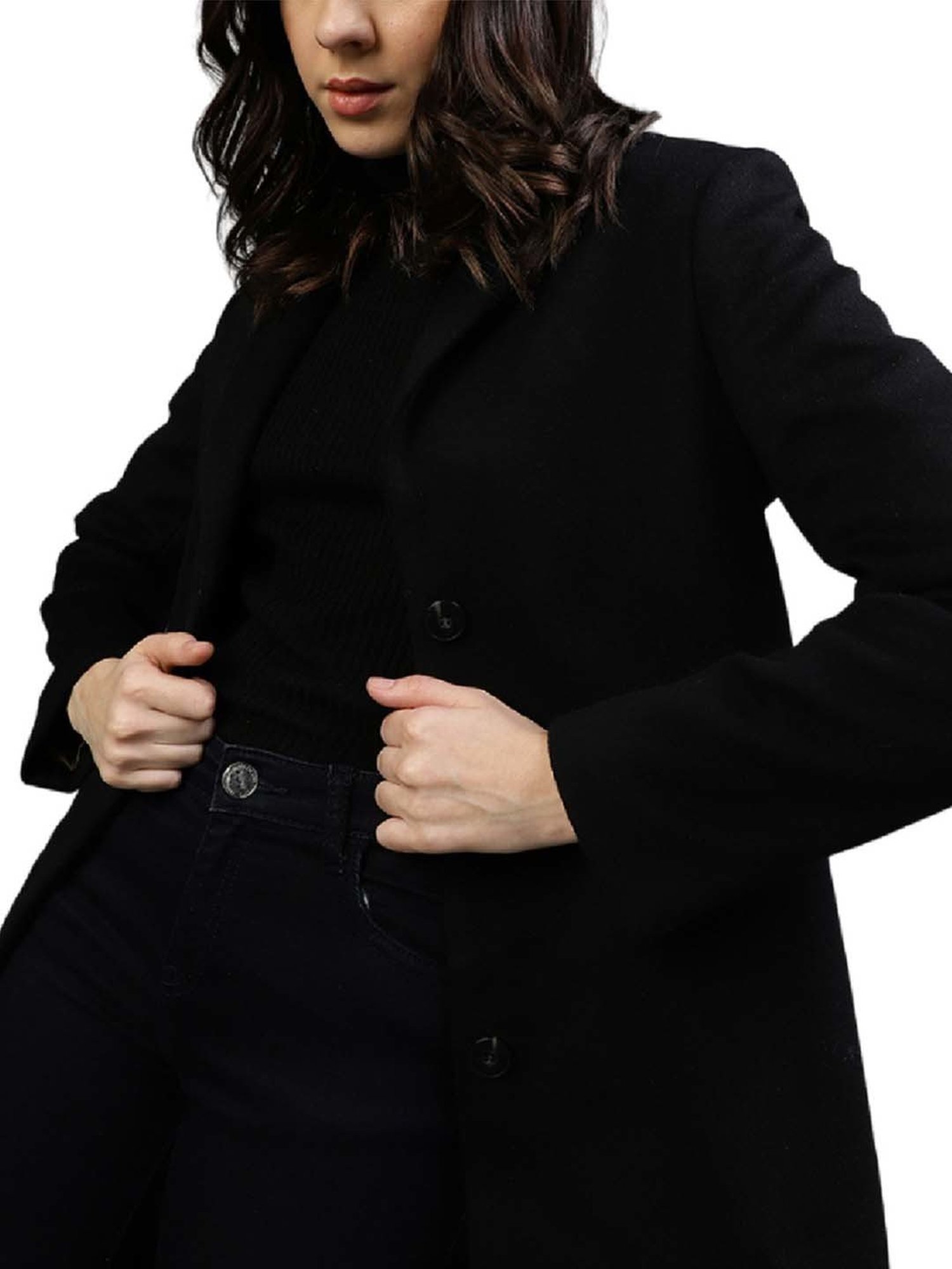 Gant Black Regular Fit Formal Coat