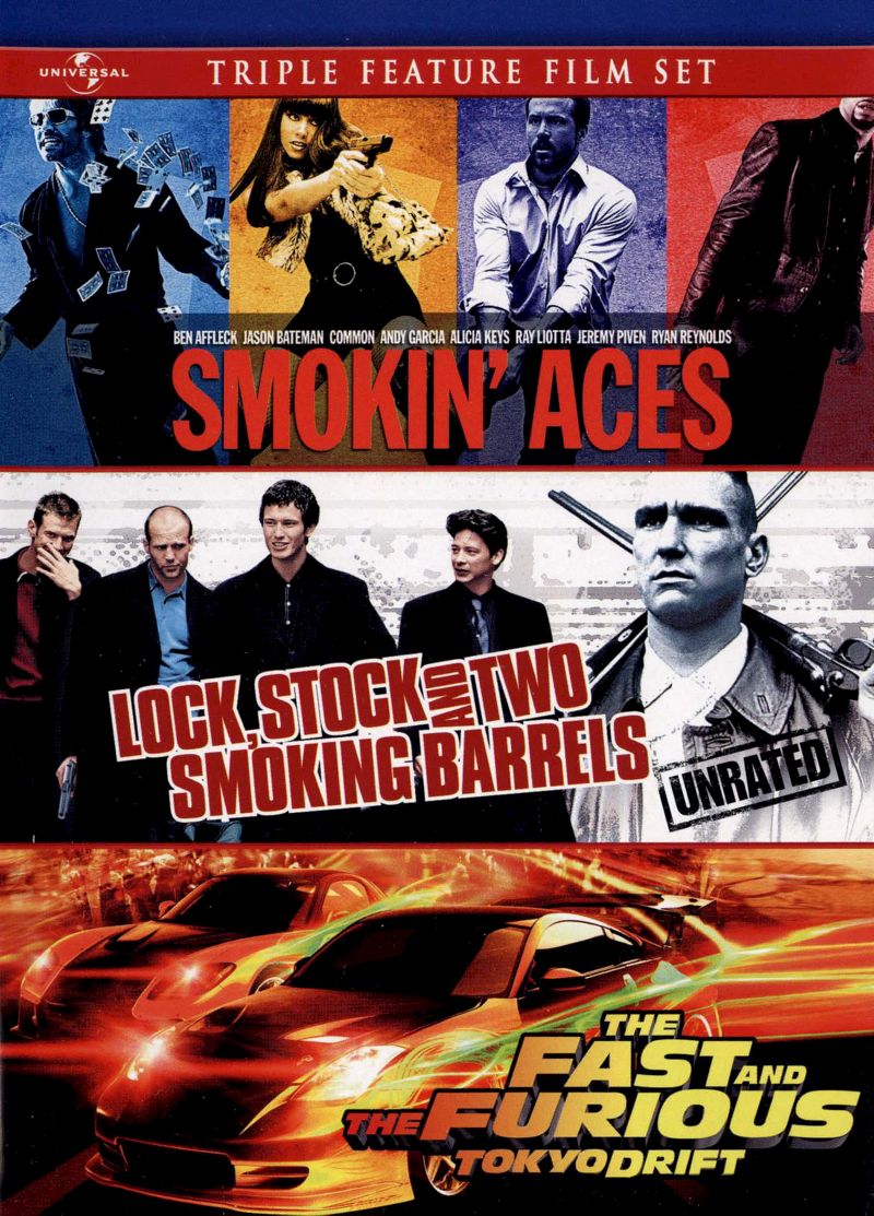 Smokin' Aces / Lock, Stock & Two Smoking Barrels / Fast & Furious: Tokyo Drift (DVD)(2013)