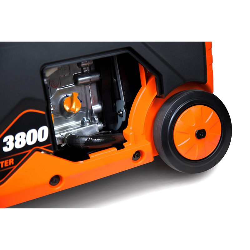 WEN 56380i Quiet 3800-W RV-Ready Portable Inverter Generator with Fuel Shut-Off and Electric Star