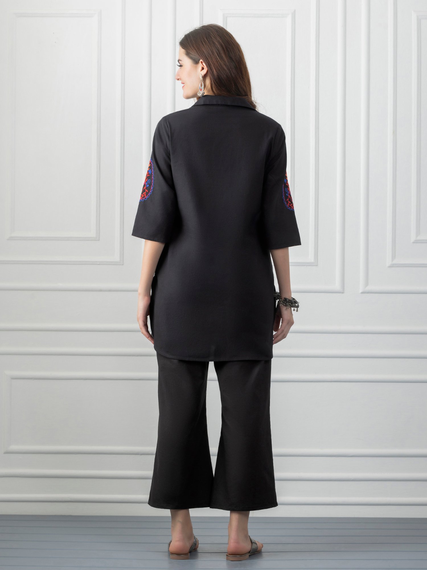 Belle Fille Blue Floral Print Playsuit