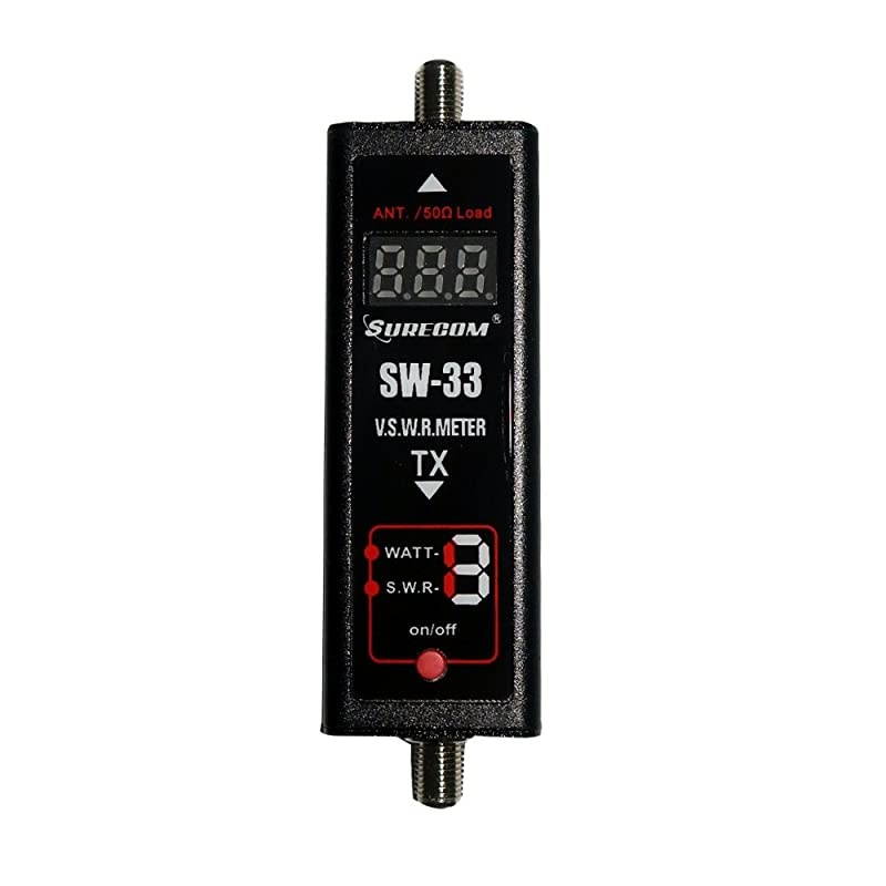 Gam3Gear  SW-33 Mark II 100 W 125-525 Mhz Mini Digital VHF UHF Two-Way Radio Handheld Power & SWR Meter