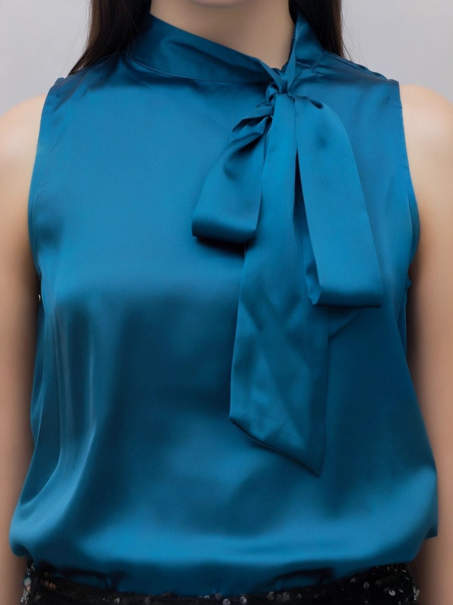 PURYS Blue Regular Fit Top