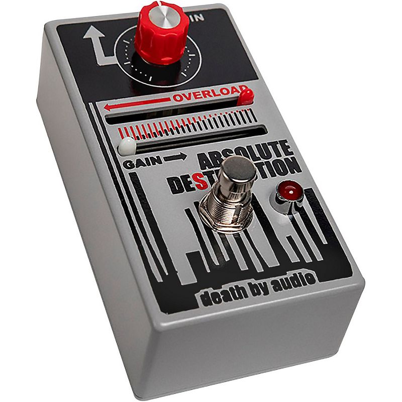 DEATH BY AUDIO Absolute Destruction Overloading Power Amplifier Distortion Effects Pedal Gray